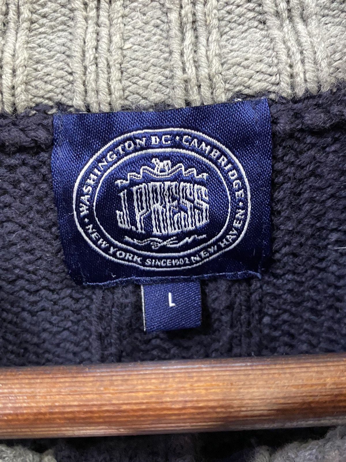 J. Press Vintage J. Press Knitwear Half Button Size US L / EU 52-54 / 3 - 6 Thumbnail