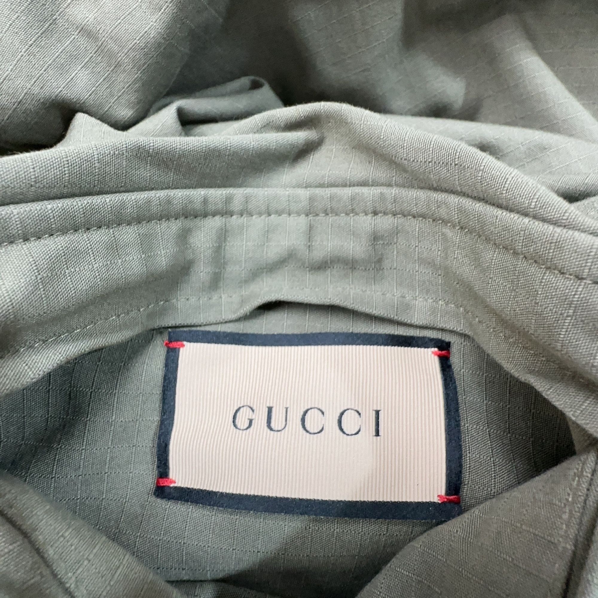 Gucci Gucci Logo Patch Embroidered Nylon Jacket-2506 Size US L / EU 52-54 / 3 - 3 Thumbnail