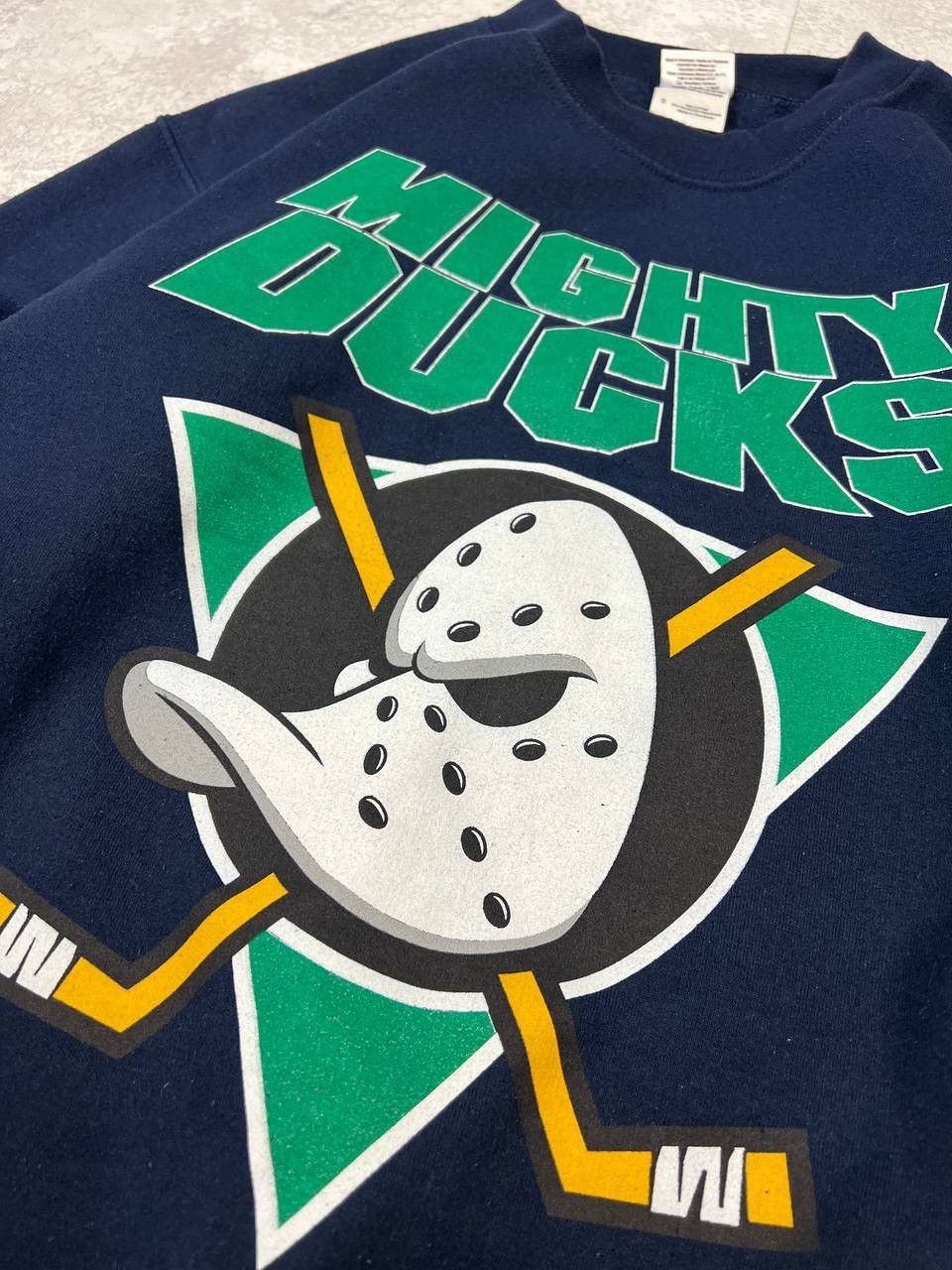 NHL Vintage Mighty Ducks Sweatshirt Big Logo Size US S / EU 44-46 / 1 - 6 Thumbnail