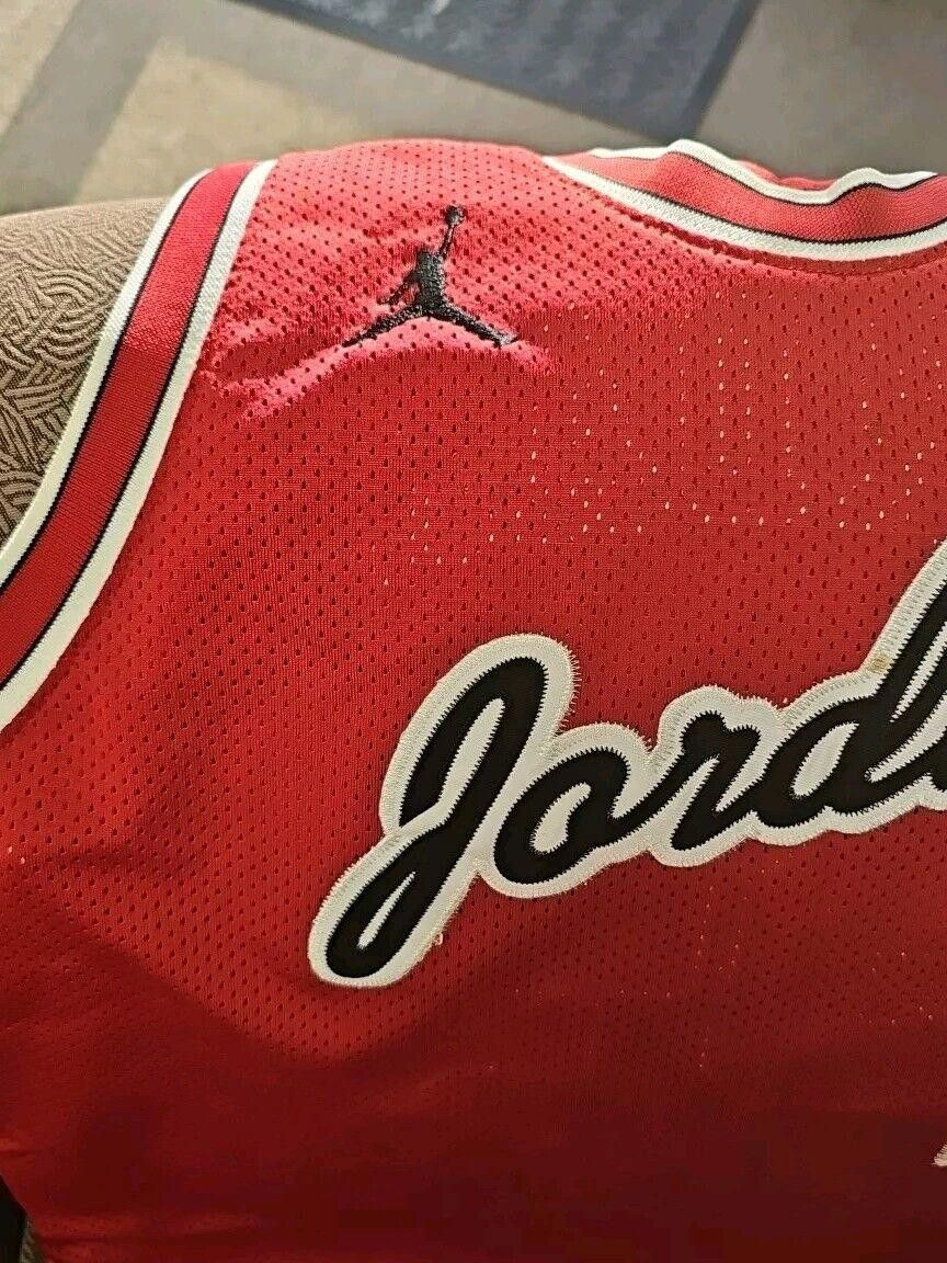 Designer Vintage Nike Air Jordan Basketball Jersey XXL Clean Size ONE SIZE - 5 Thumbnail