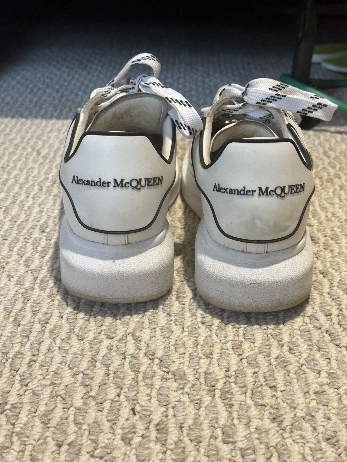 McQ Alexander McQueen Alexander McQueen White Black Trim Men’s Shoes Size US 9 / EU 42 - 4 Thumbnail