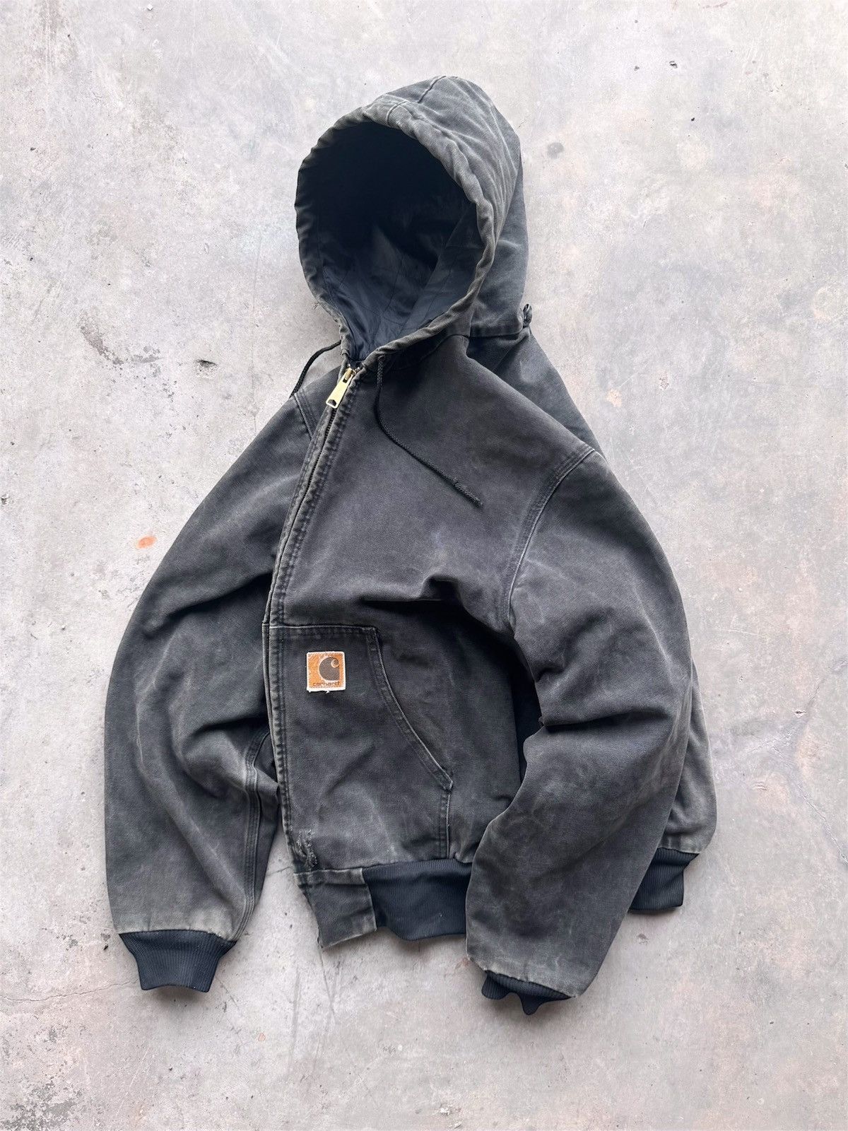 Carhartt Crazy Vintage Faded Carhartt Active Jackett Rare J06 - ONX ♟️ Size US L / EU 52-54 / 3 - 4 Thumbnail