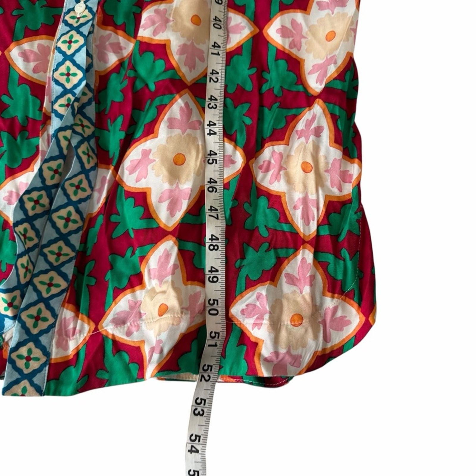 Sezane Sezane “Dora” Floral Tile Print Dress Size M / US 6-8 / IT 42-44 - 11 Thumbnail