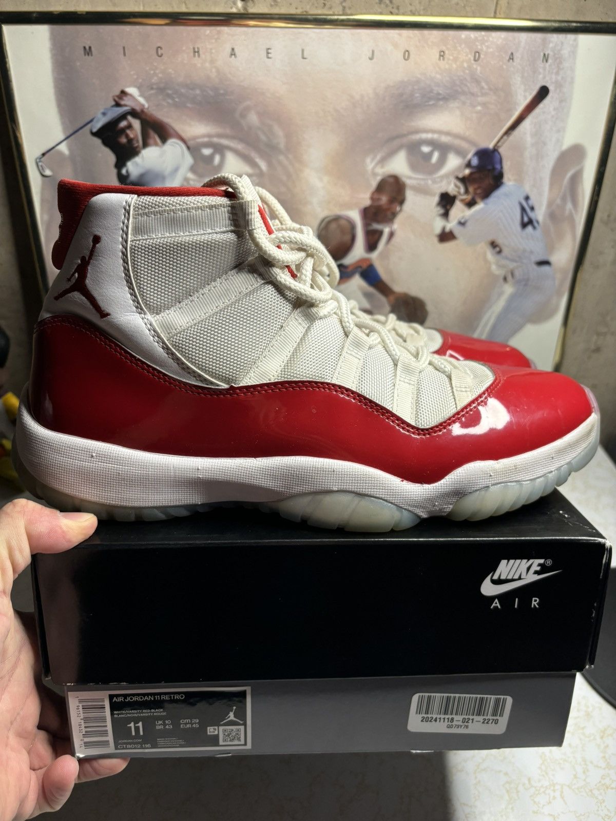 Jordan Brand Air Jordan 11 Retro Cherry Size US 11 / EU 44 - 1 Thumbnail