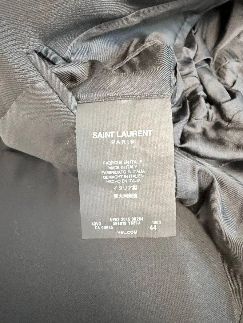 Saint Laurent Paris Saint Laurent Crystal Collar Smoking Blazer. Size US M / EU 48-50 / 2 - 4 Thumbnail