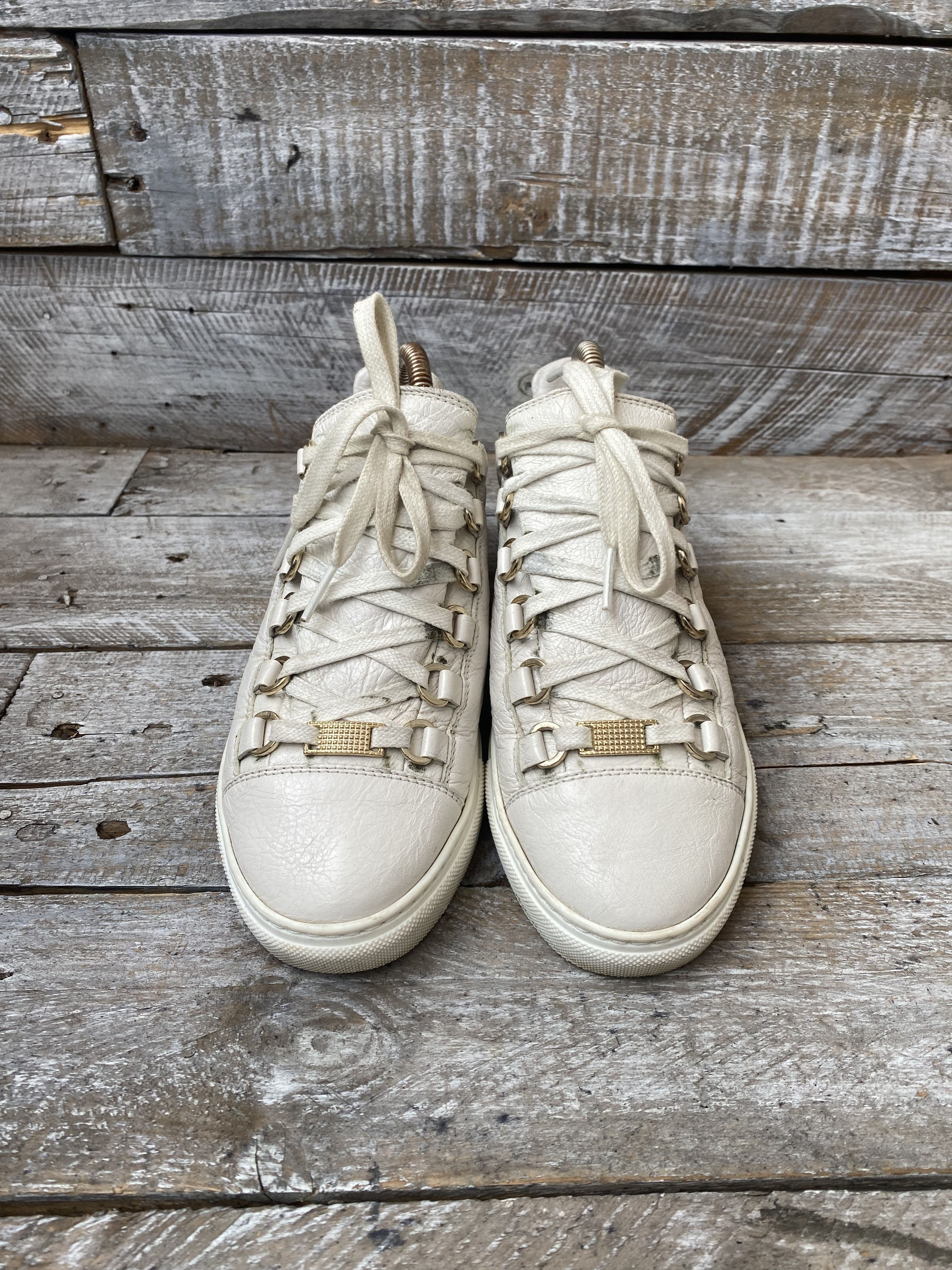 Balenciaga Balenciaga arena white low-top sneakers sz 36 Size US 6 / IT 36 - 3 Thumbnail