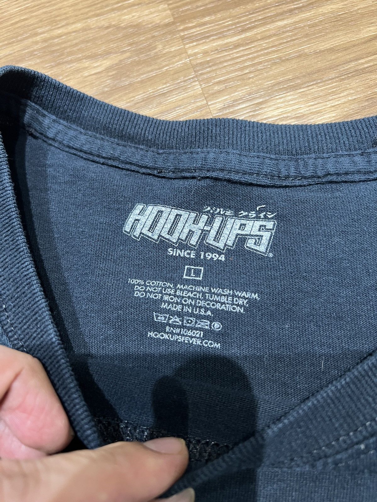 Hook-ups anime skate jeremy klein vintage 00’s tshirt