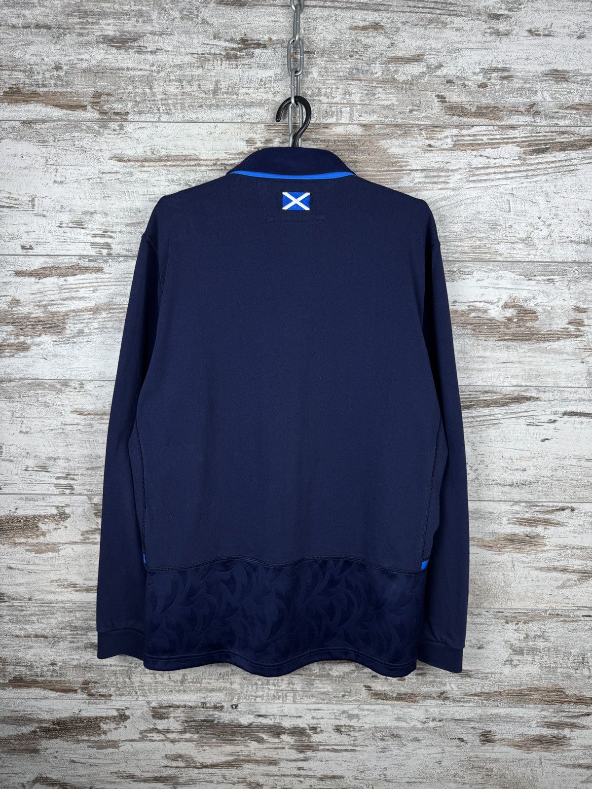 Macron Mens Vintage Macron Scotland Rugby national team sweatshirt Size US L / EU 52-54 / 3 - 11 Thumbnail