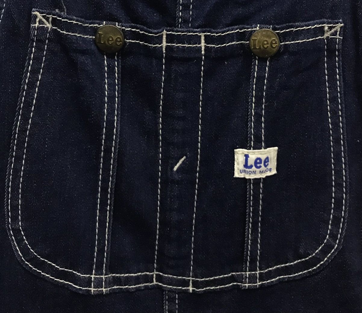 Lee × Vintage Vintage Lee Union Made Overall Size US 29 - 6 Thumbnail
