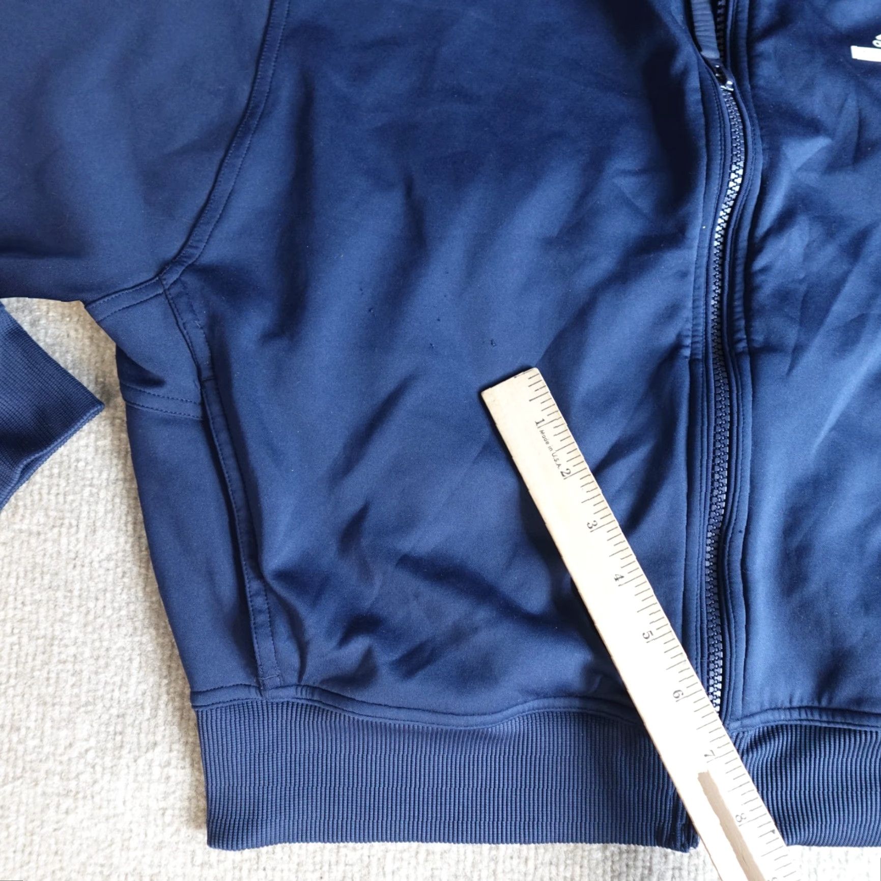 Adidas Adidas Stella McCartney Women's Jacket Medium Blue Full Zip Cropped Barricade Jacket Womens Blue Full Zip Barricade - Size M / US 6-8 / IT 42-44 - 6 Thumbnail