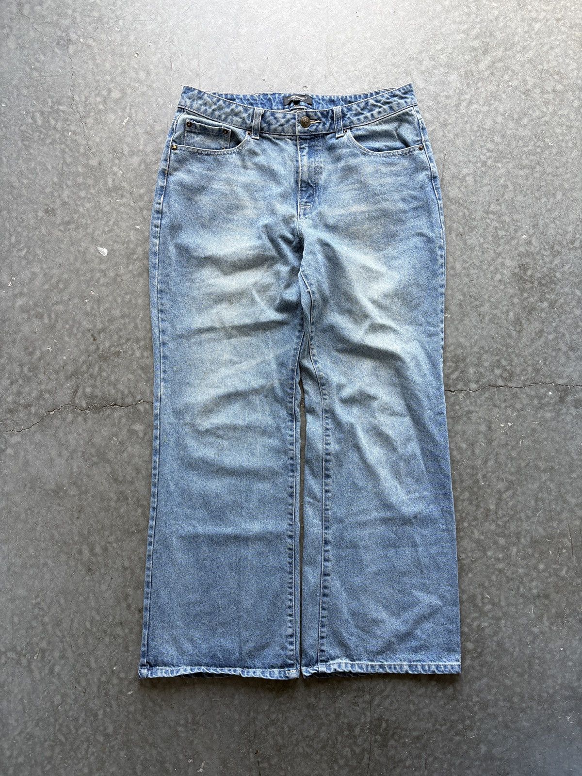 Ed Hardy Vintage Y2K Ed Hardy Denim Jeans Baggy Loose 32x31 Size US 32 / EU 48 - 4 Thumbnail