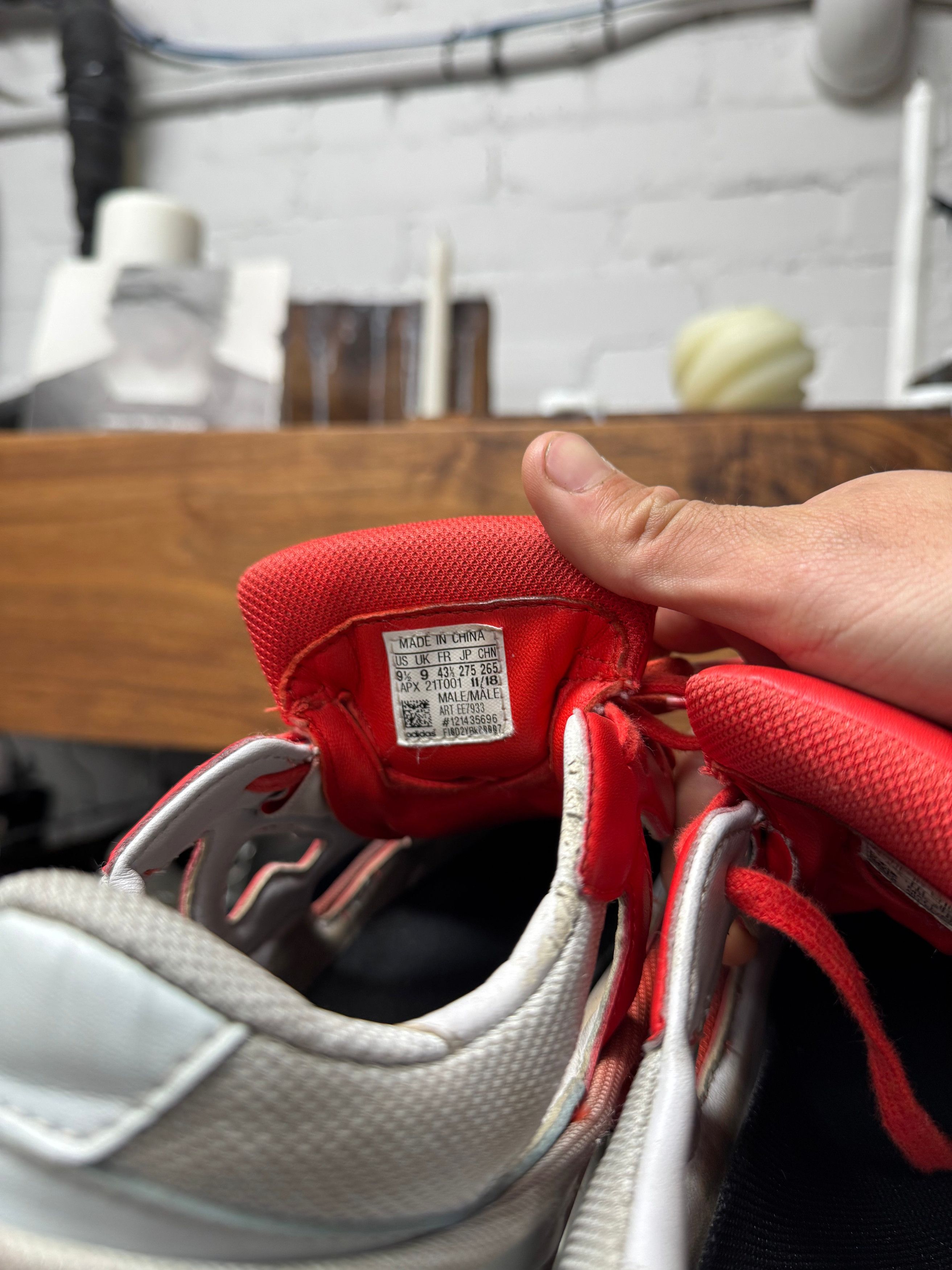 Raf Simons Raf Simons x Adidas Ozweegos ‘Cutout’ Low Top Sneakers Size US 9.5 / EU 42-43 - 6 Thumbnail