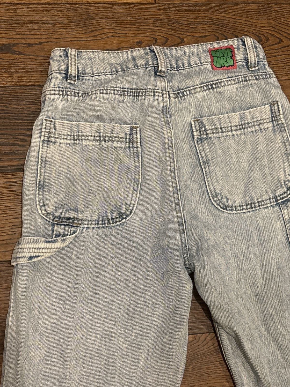 Zumiez Light Washed Baggy Wide Legged Jeans Size 27" / US 4 / IT 40 - 7 Thumbnail
