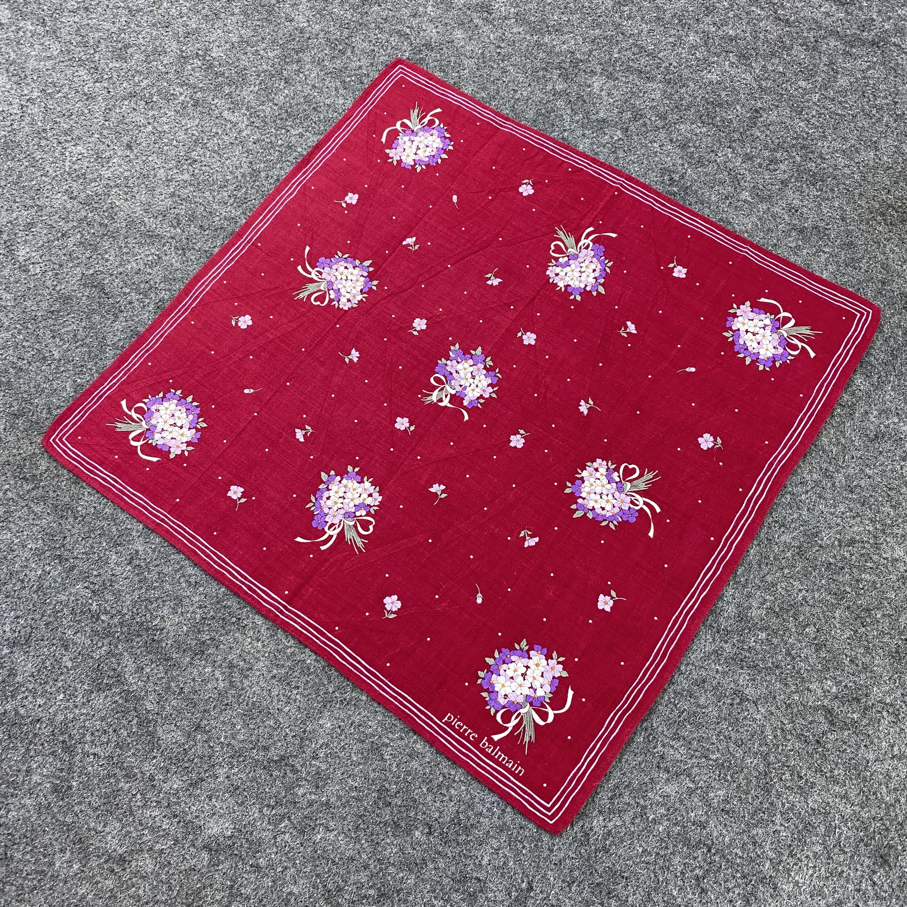 Pierre Balmain Pierre Balmain Handkerchief / Bandana / Neckerchief-B1314 Size ONE SIZE - 4 Thumbnail