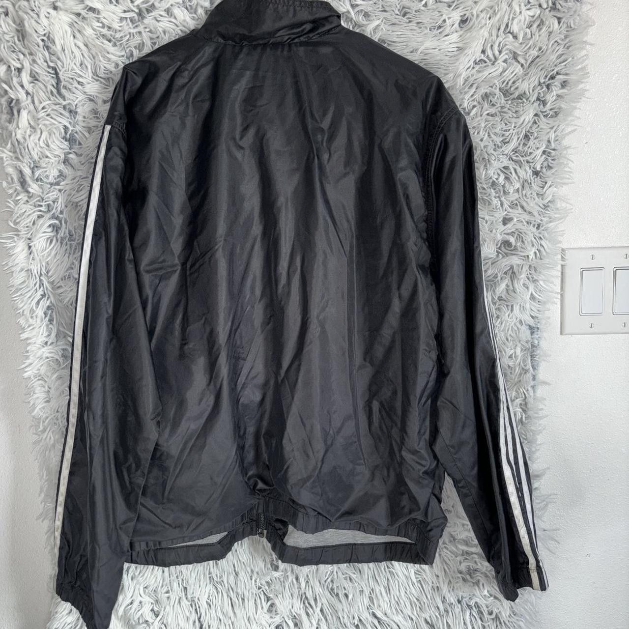 Adidas Adidas black and white windbreaker jacket men's Size US M / EU 48-50 / 2 - 2 Thumbnail