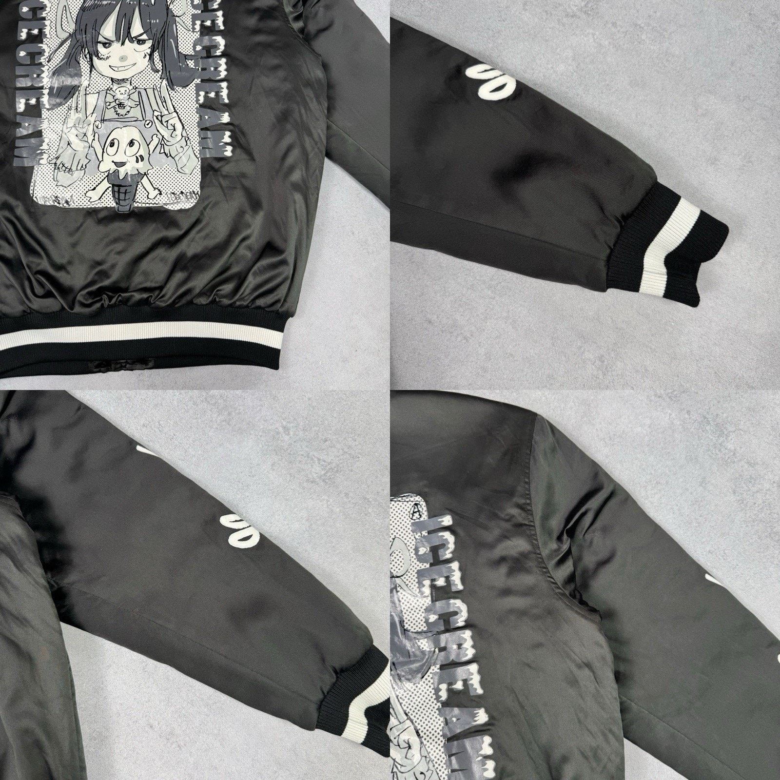 Icecream Icecream X Jun Inagawa Varsity Jacket Size M Black Bomber Size US M / EU 48-50 / 2 - 23 Thumbnail