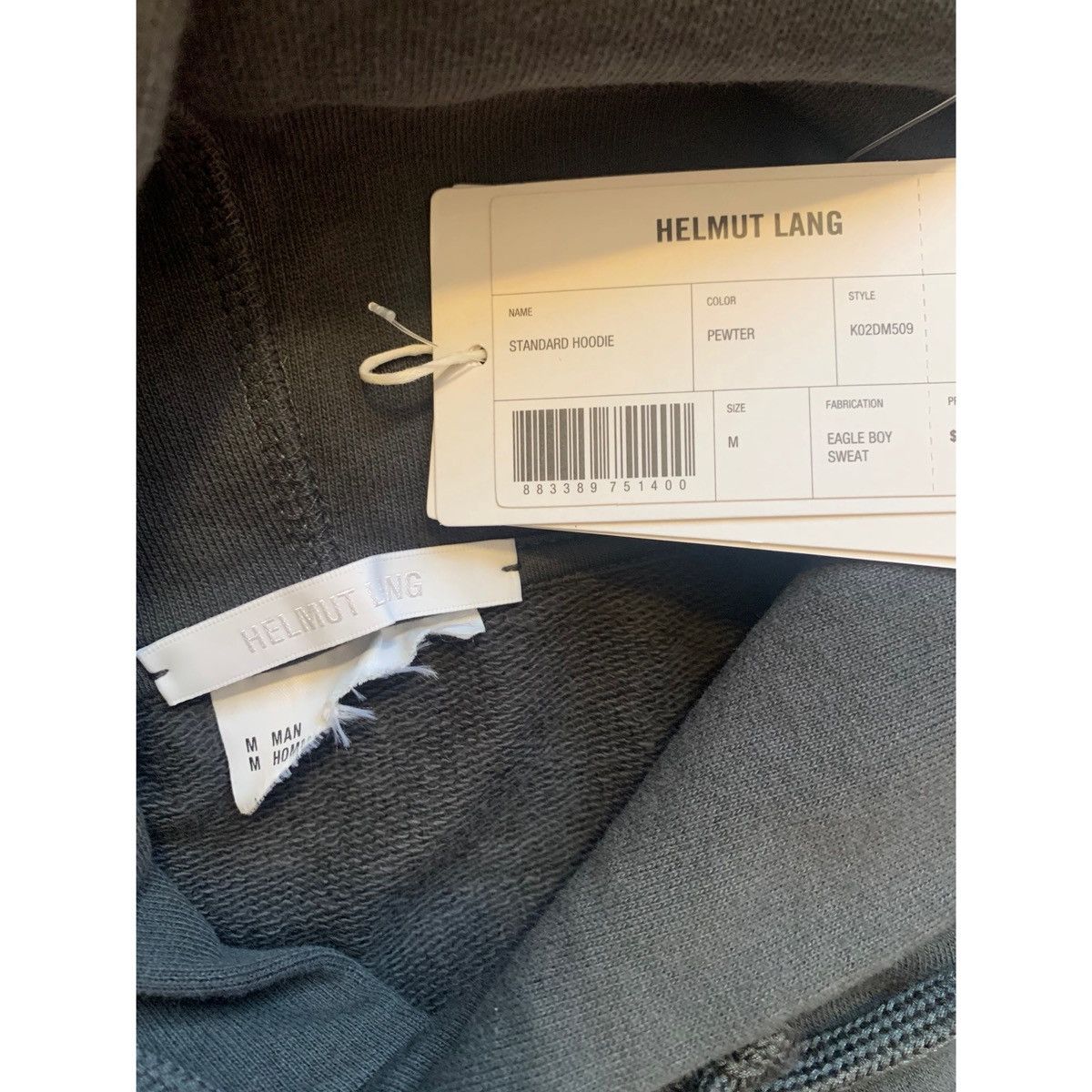 Helmut Lang HELMUT LANG EAGLE STANDARD HOODIE Size US M / EU 48-50 / 2 - 24 Thumbnail