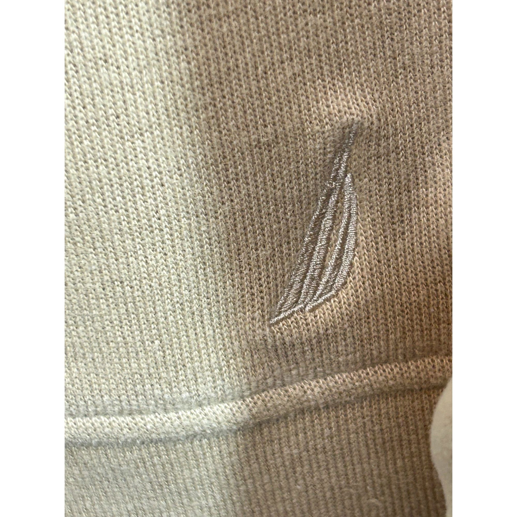 Nautica Nautica Men's Sweater Vtg Tan M 2-Button Cotton Shawl Colla Size US M / EU 48-50 / 2 - 4 Thumbnail