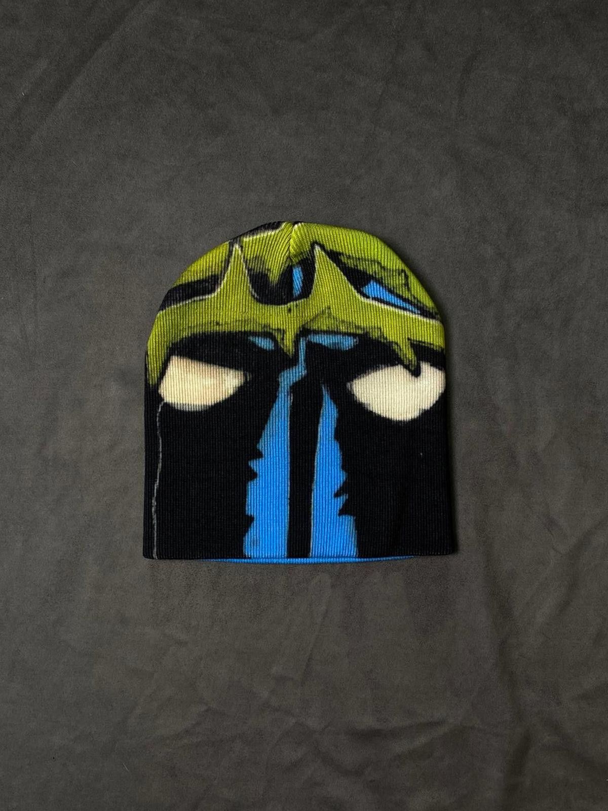 Japanese Brand Rare Vxmeee Bat Mane No Cuff Knit Black Beanie OS Size ONE SIZE - 3 Thumbnail