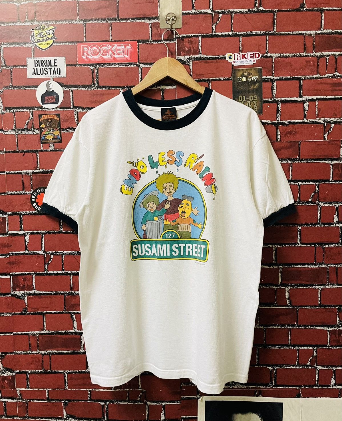 Band Tees VINTAGE SUSAMI STREET KISHIDAN JAPANESE ROCK BAND SHIRTS Size US L / EU 52-54 / 3 - 1 Thumbnail