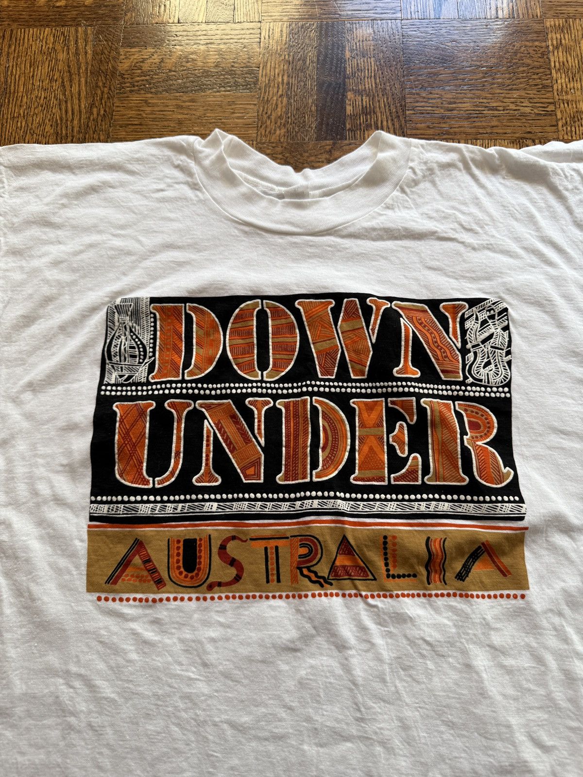 Vintage Vintage 90s Australia Down Under Graphic Tee Size US L / EU 52-54 / 3 - 2 Thumbnail