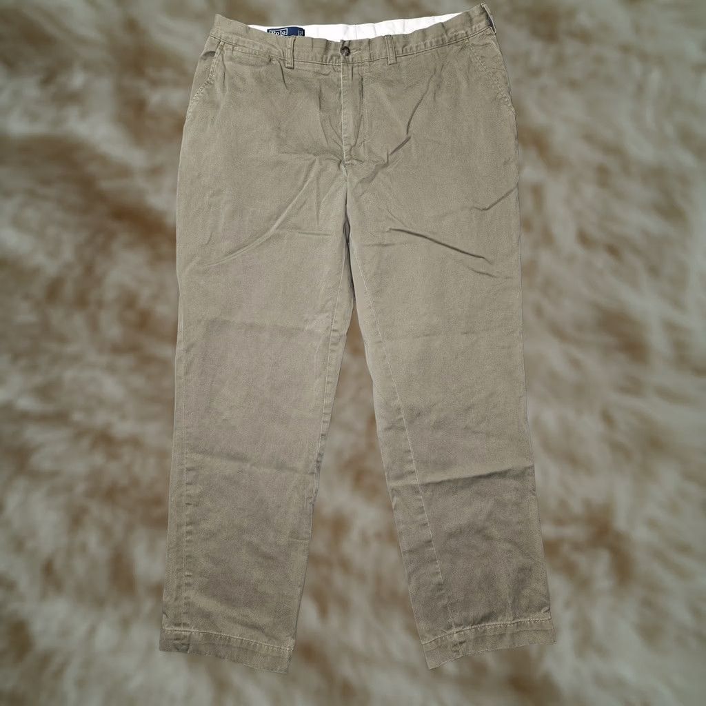 Polo Ralph Lauren Polo Ralph Lauren Chino Pants Mens 38x32 Green Prospect Classic Fit Size US M / EU 48-50 / 2 - 1 Thumbnail
