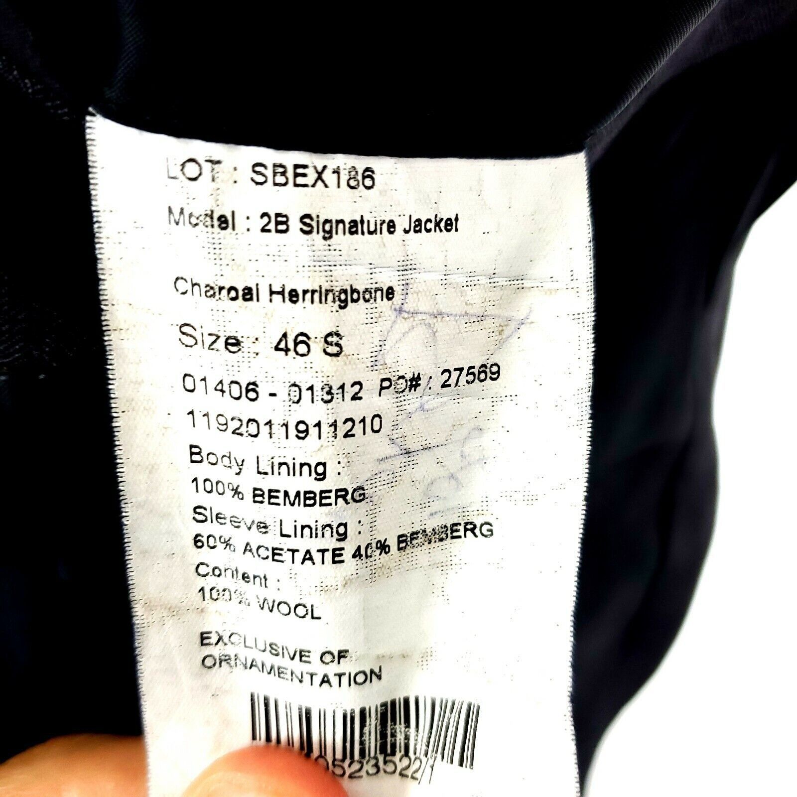 Jos. A. Bank Jos A Bank Wool 2 Button Signature Collection Blazer 44R Gra Size 44R - 9 Thumbnail