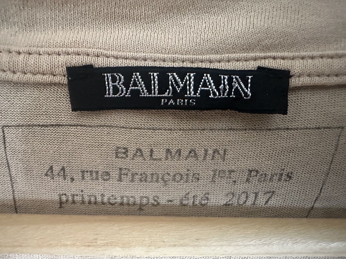 Balmain Balmain T-shirt / Christophe Decarnin Size US XL / EU 56 / 4 - 2 Thumbnail