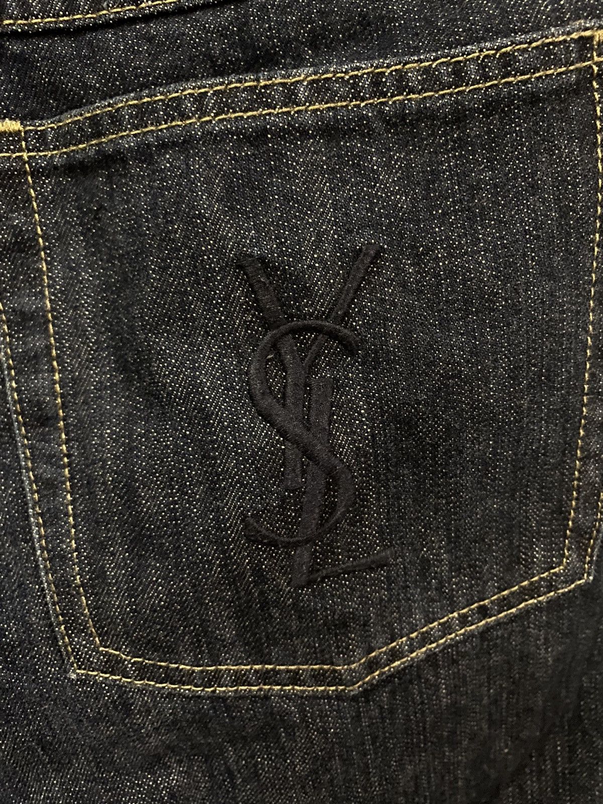Yves Saint Laurent Denim YSL Shorts YSL Jeans Indigo Size US 36 / EU 52 - 4 Thumbnail