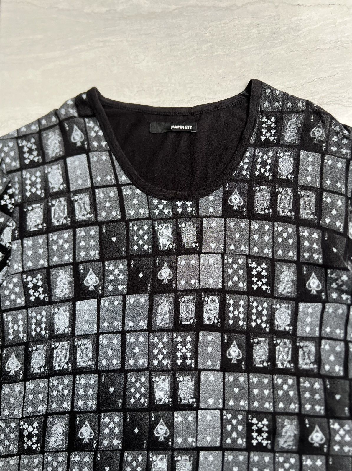 Katharine Hamnett London HAMNETT Playing Card Print T-shirt Size US M / EU 48-50 / 2 - 3 Thumbnail