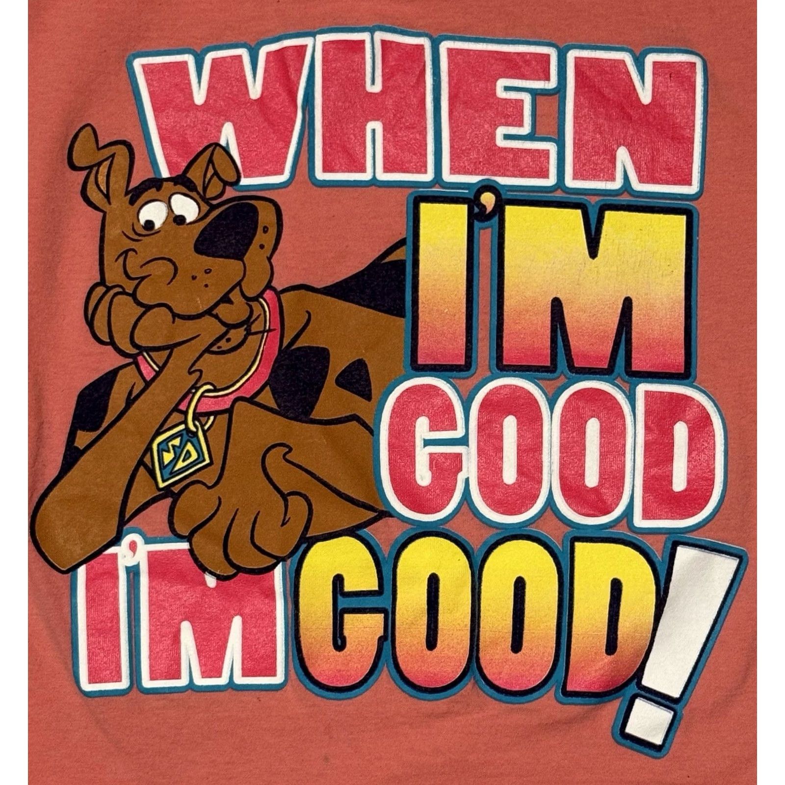 Vintage VINTAGE Cartoon Network Scooby-Doo T-Shirt Medium Shaggy Pink 90s Cartoon Graphic Print Crew Neck Short Sleeve Unisex Adults Boys Girls Mens Womens Size US M / EU 48-50 / 2 - 3 Thumbnail