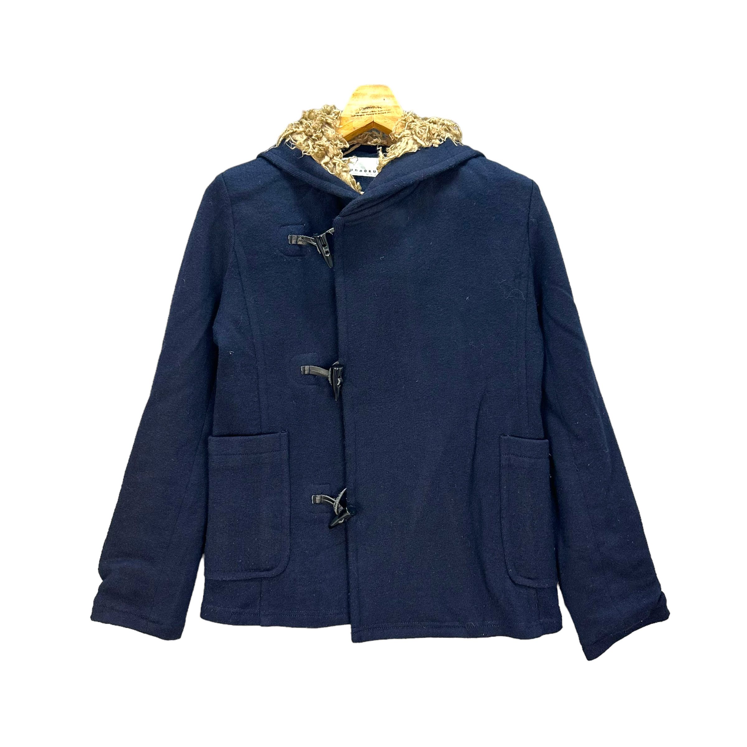 Sunao Kuwahara SUNAO KUWAHARA FUR HOODIE WOOL JACKET #7782-172 Size M / US 6-8 / IT 42-44 - 1 Thumbnail