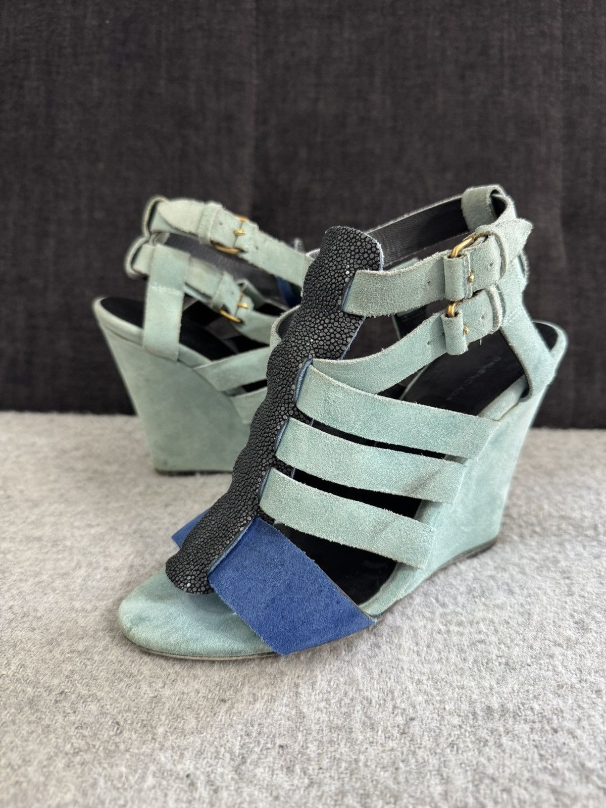 Balenciaga Balenciaga Paris Gladiator Wedge Heels Ankle Boots size 36 Size US 6 / IT 36 - 1 Thumbnail