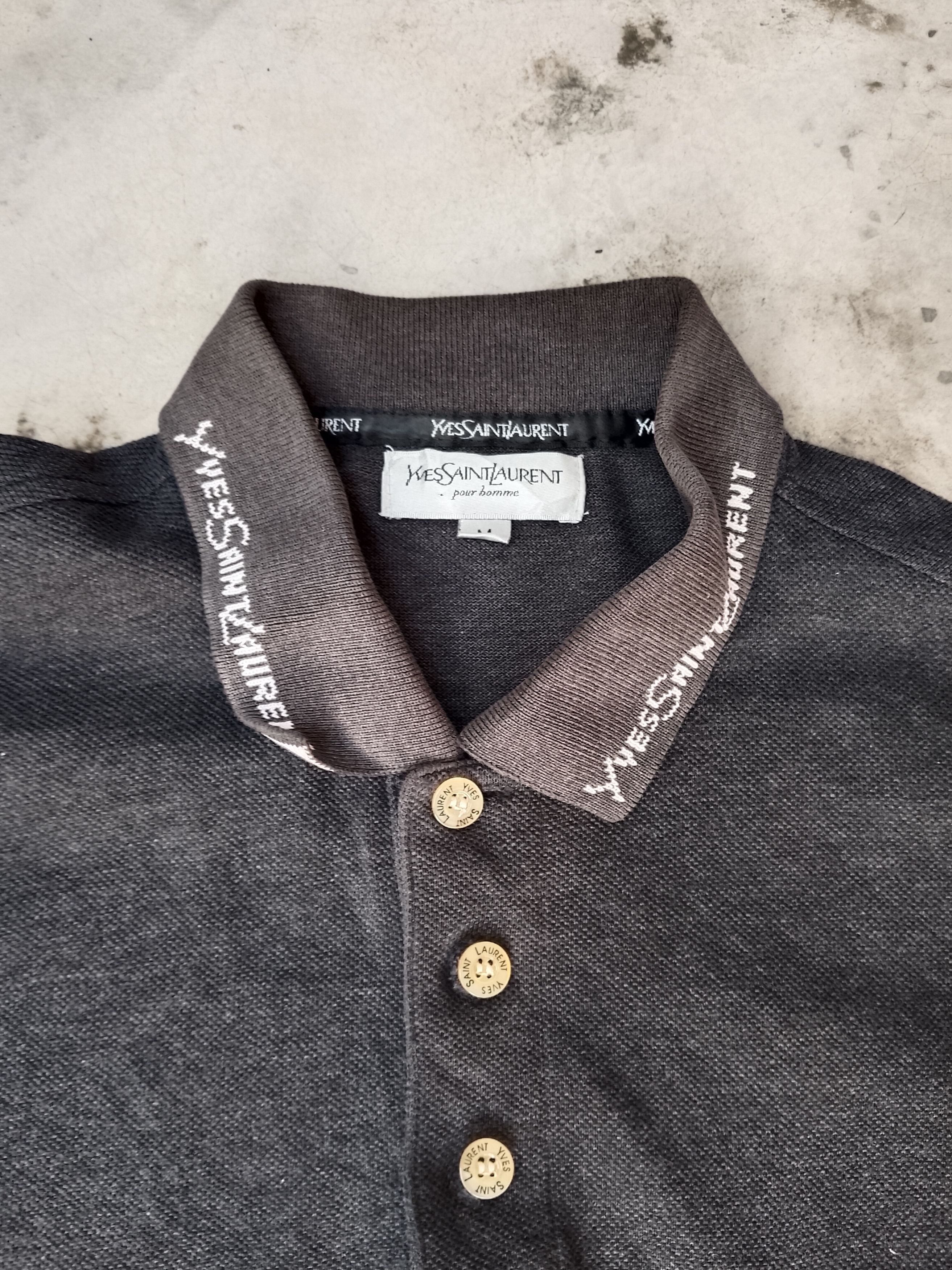Yves Saint Laurent YSL long sleeve Size US L / EU 52-54 / 3 - 3 Thumbnail