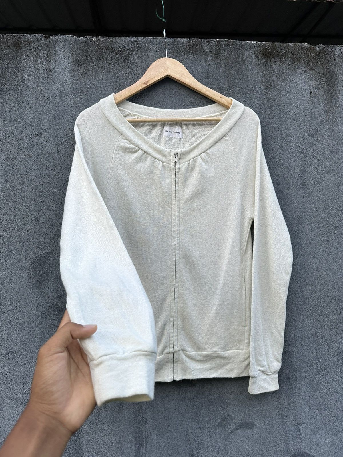 Issey Miyake TSUMORI CHISATO ZIPPER CREWNECK (WOMAN) Size US XS / EU 42 / 0 - 7 Thumbnail