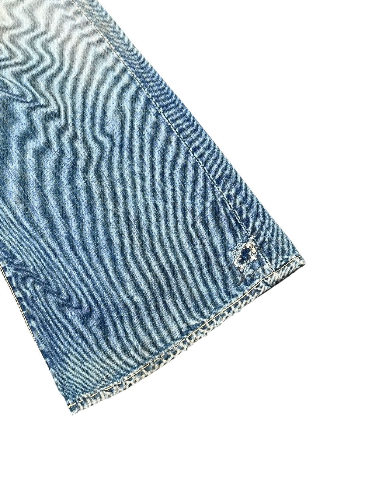 Japanese Brand Vintage Bell Bottom Bigstone Faded Distresed Size US 29 - 5 Thumbnail