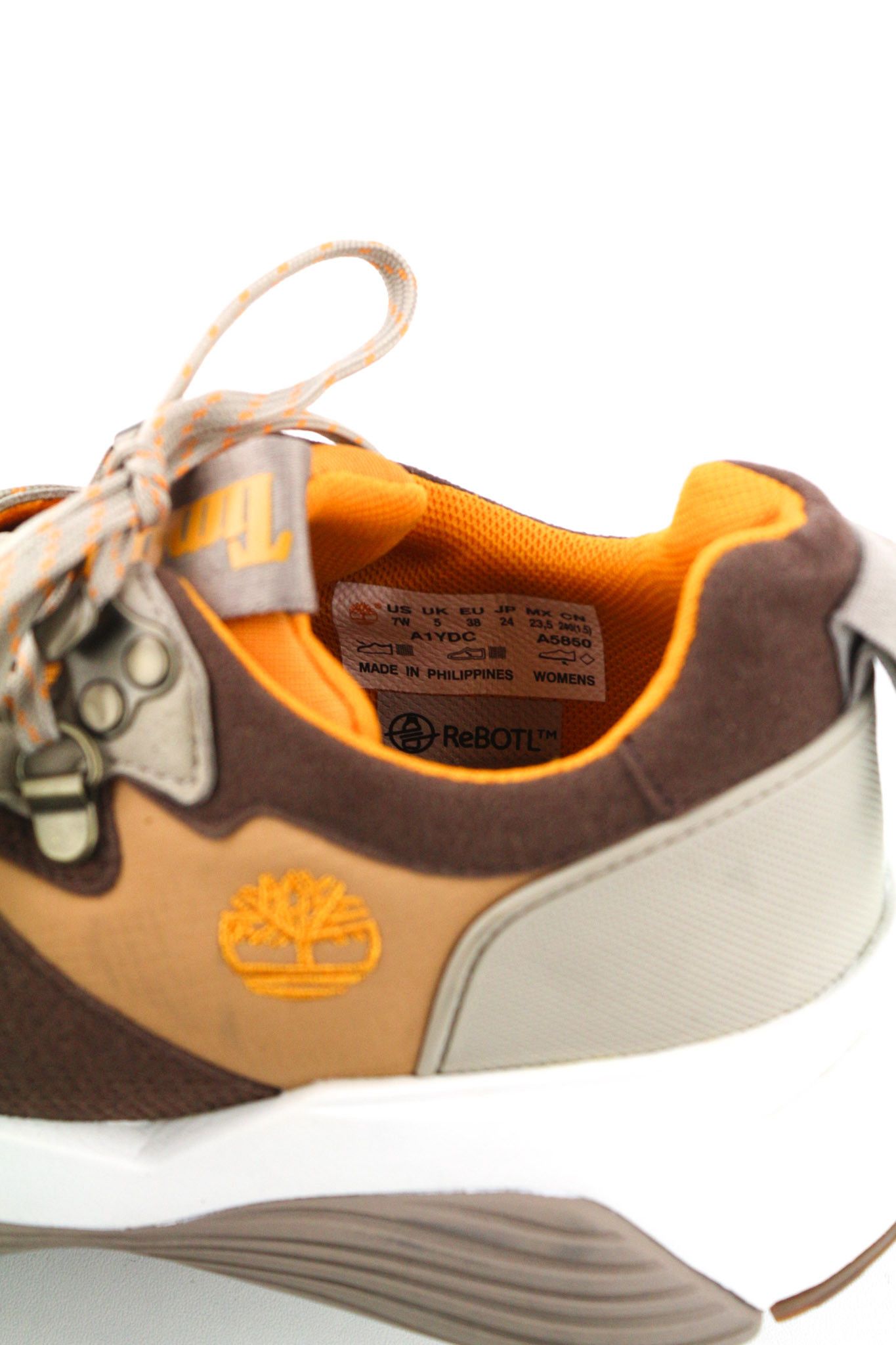 Timberland A1YDC-A5850 EU37.5/38 Brown Textile Trainers 80581 Size US 7.5 / IT 37.5 - 12 Thumbnail