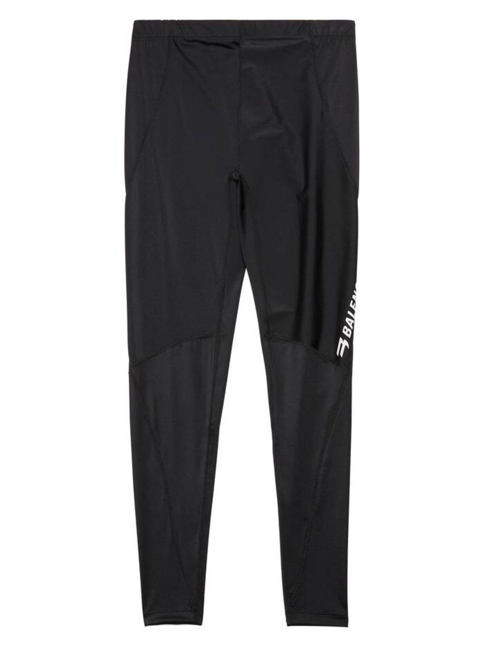 Balenciaga o1bcso1str1124 Sporty B Activewear Leggings in Black Size 26" / US 2 / IT 38 - 1 Thumbnail