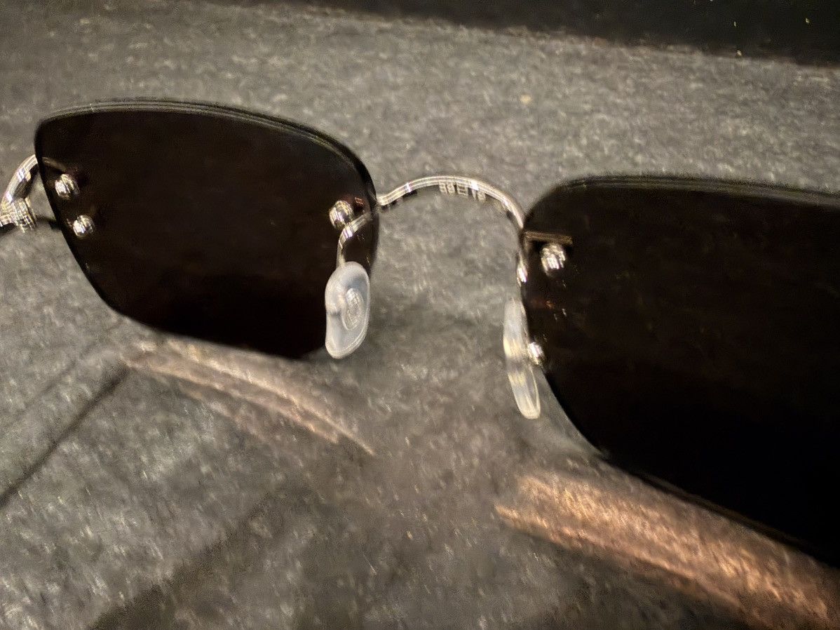Cartier Cartier Platinum C Frame Wire Glasses –Vintage Style Rimless Size ONE SIZE - 6 Thumbnail