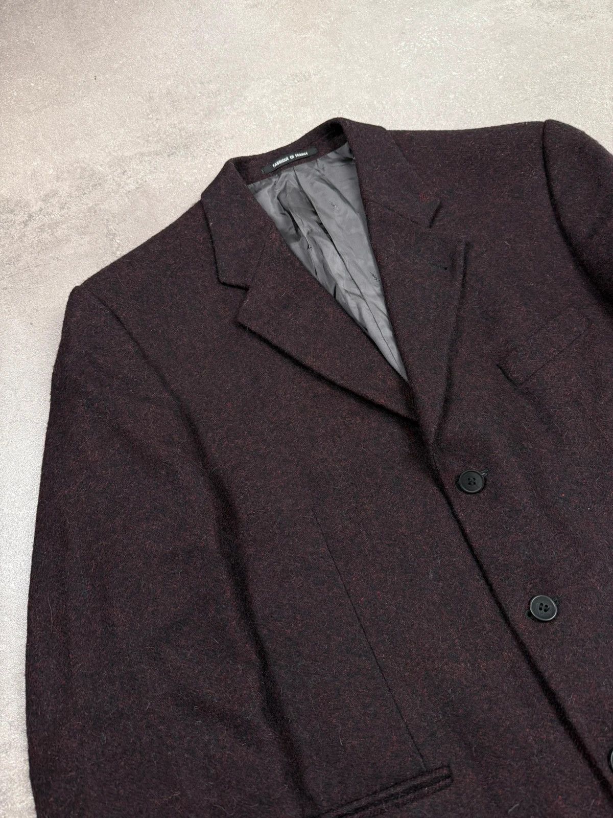 Yves Saint Laurent Yves Saint Laurent blazer wool luxury vintage 90s 1990s Size 54L - 4 Thumbnail