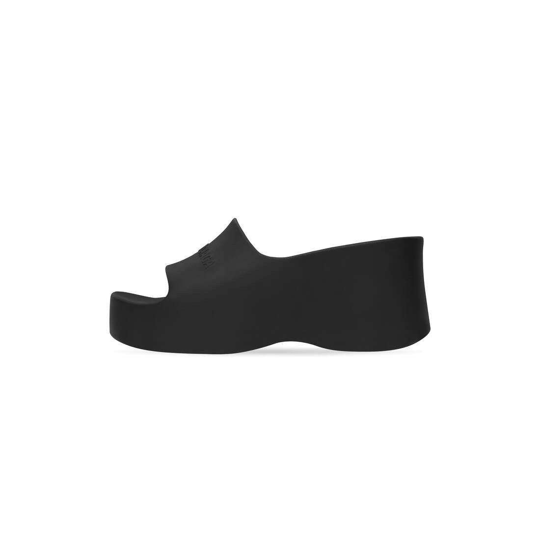 Balenciaga o1w1db10625 Chunky Wedge Sandals in Black Size US 11 / IT 41 - 4 Thumbnail