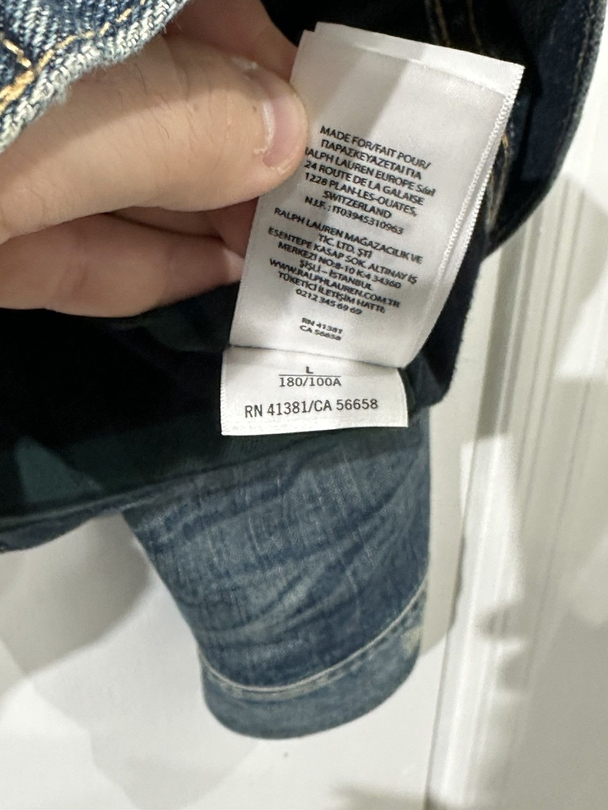 Polo Ralph Lauren Polo Ralph Lauren x Kith Limited Edition Jean Jacket Size L Size US L / EU 52-54 / 3 - 15 Thumbnail