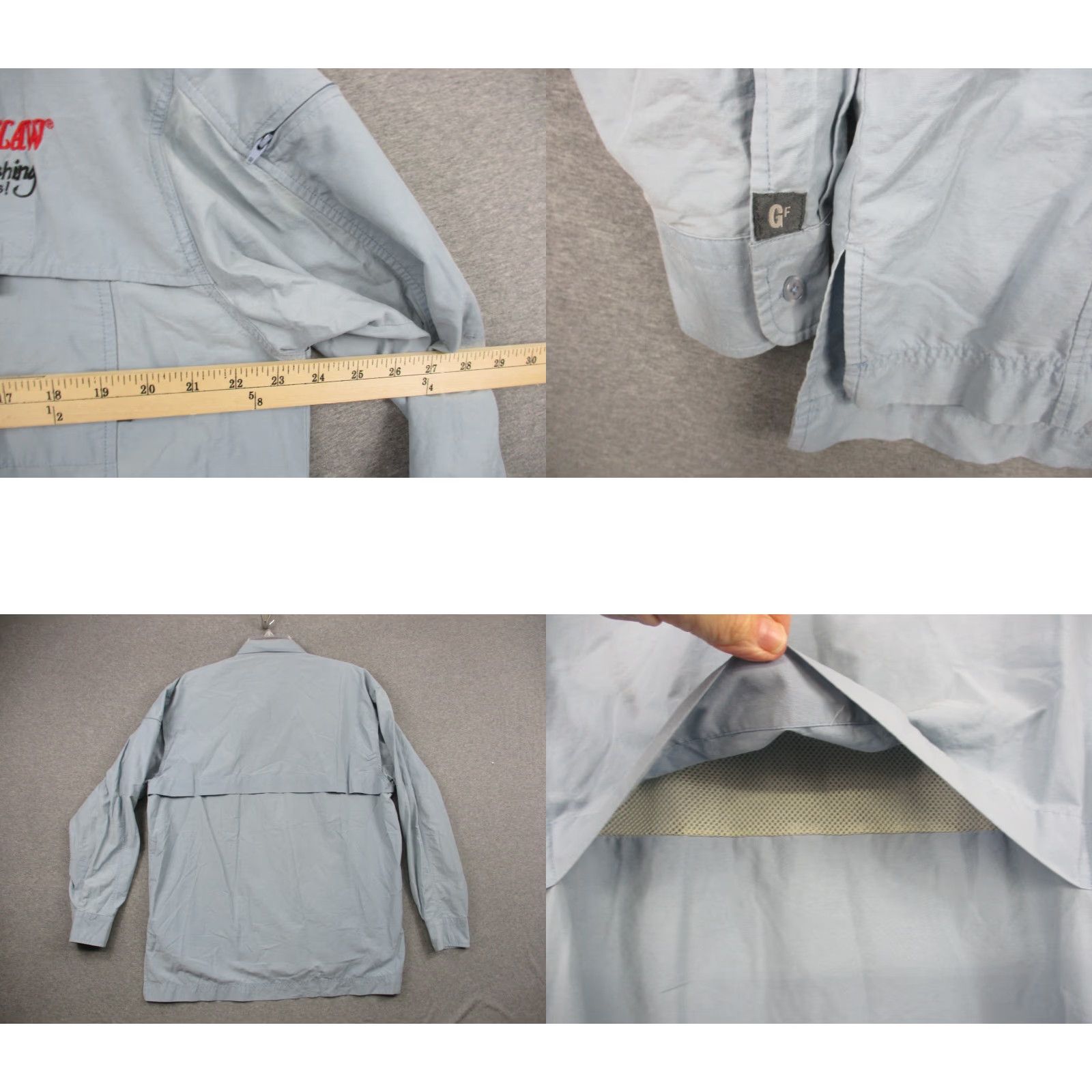 Yamaha Go Fish Sportswear Shirt Large Blue Yamaha Outboards Fishing Vented Long Sleeve Size US L / EU 52-54 / 3 - 8 Thumbnail
