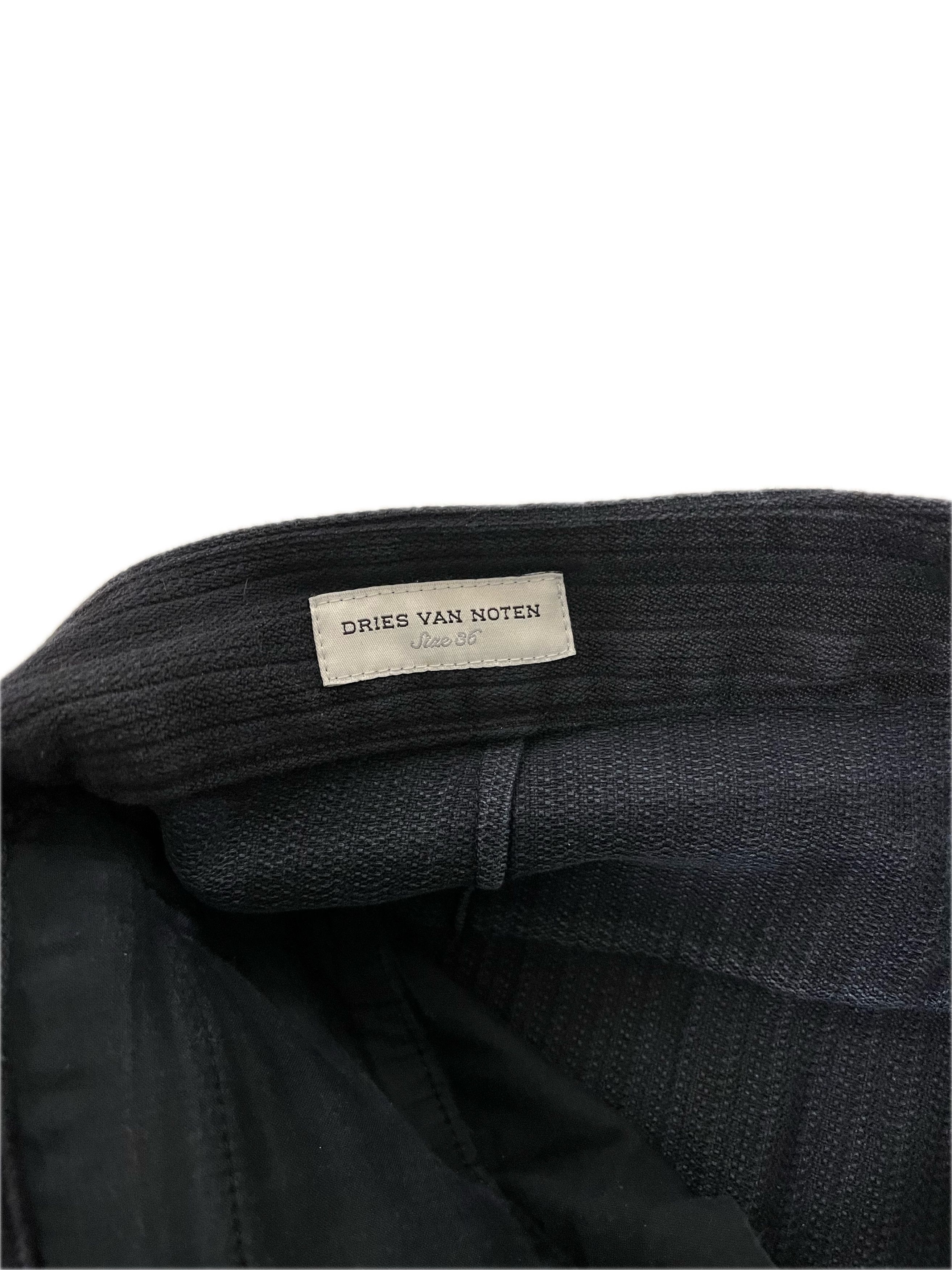 Dries Van Noten F/W 2014 Cotton Striped Zip Pants Size 25" / US 0 / IT 36 - 9 Thumbnail