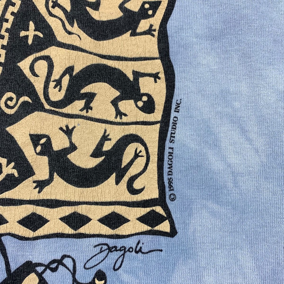 Vintage Vintage 90s DAGOLI STUDIO art graphics tee Size US L / EU 52-54 / 3 - 9 Thumbnail