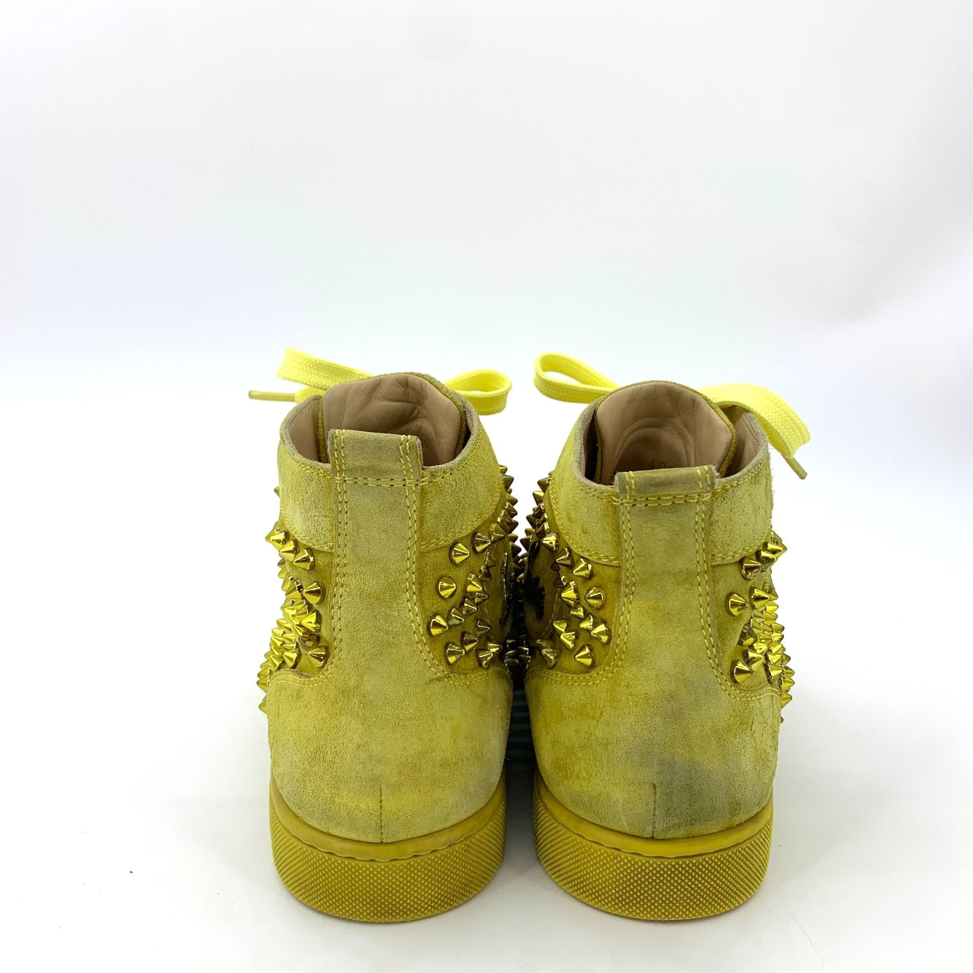 Christian Louboutin Christian Louboutin Blue Studded High-Top Lace-Up Sneakers ( Size US 10 / IT 40 - 7 Thumbnail
