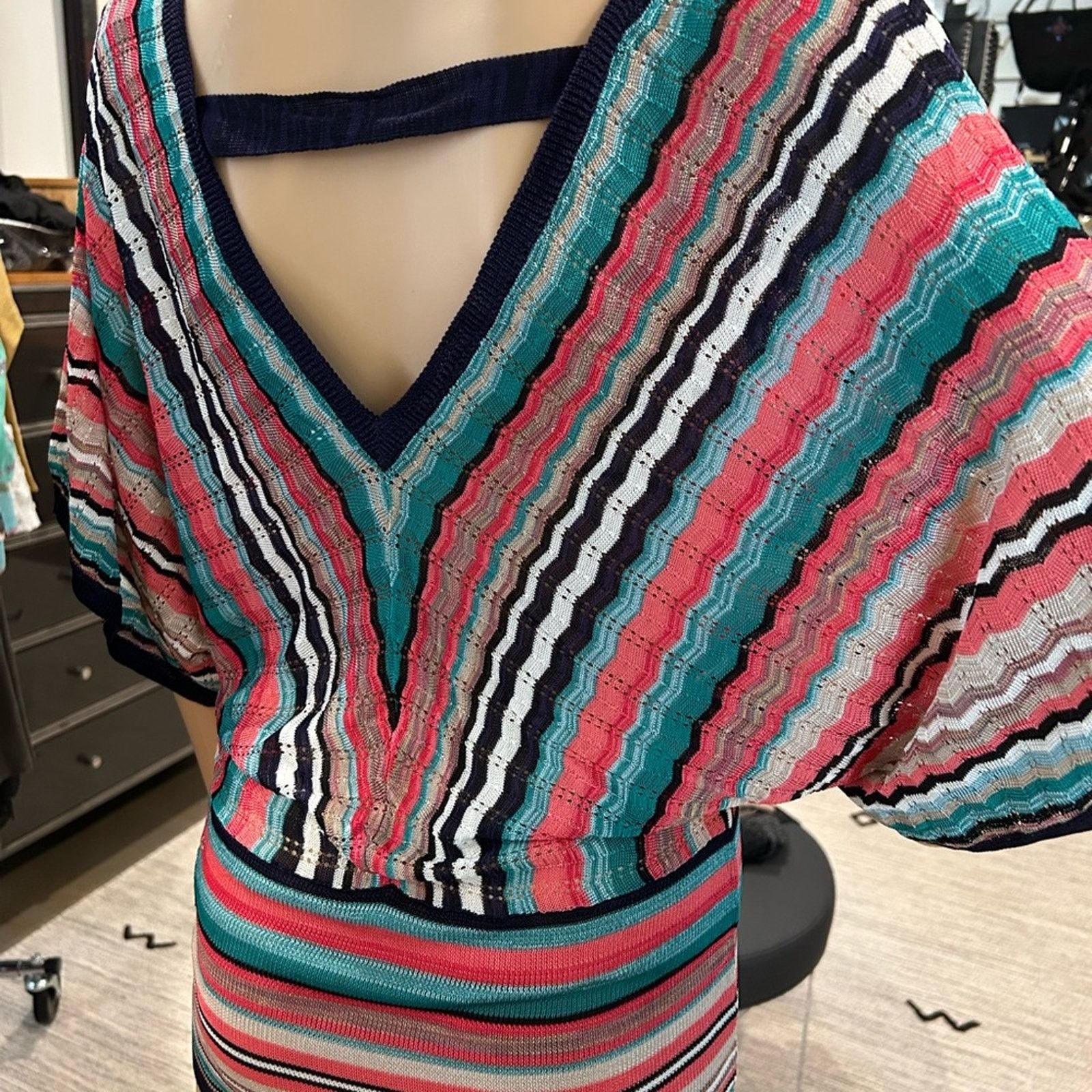 Desigual Desigual multicolored knit viscose women’s top medium Size M / US 6-8 / IT 42-44 - 5 Thumbnail