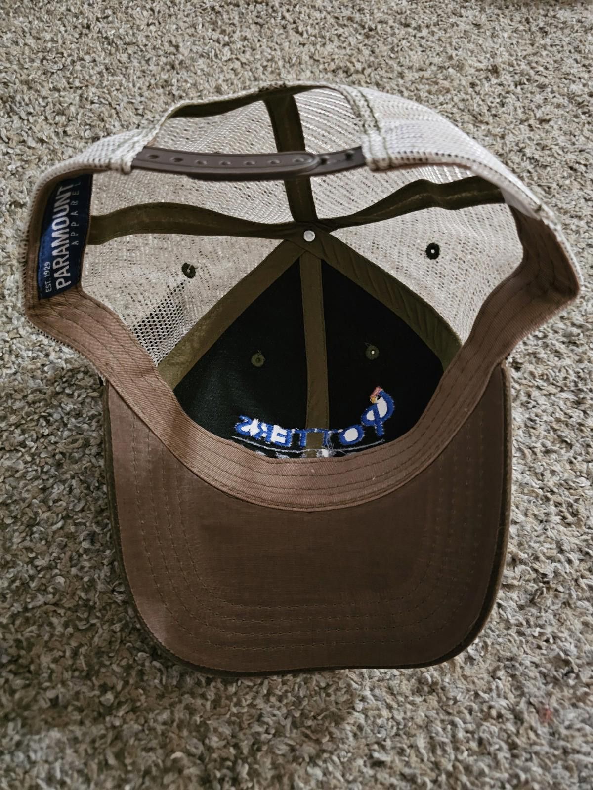 Designer Potter's Poultry True Timber CAMO mesh Snapback hat NWT Size ONE SIZE - 5 Thumbnail