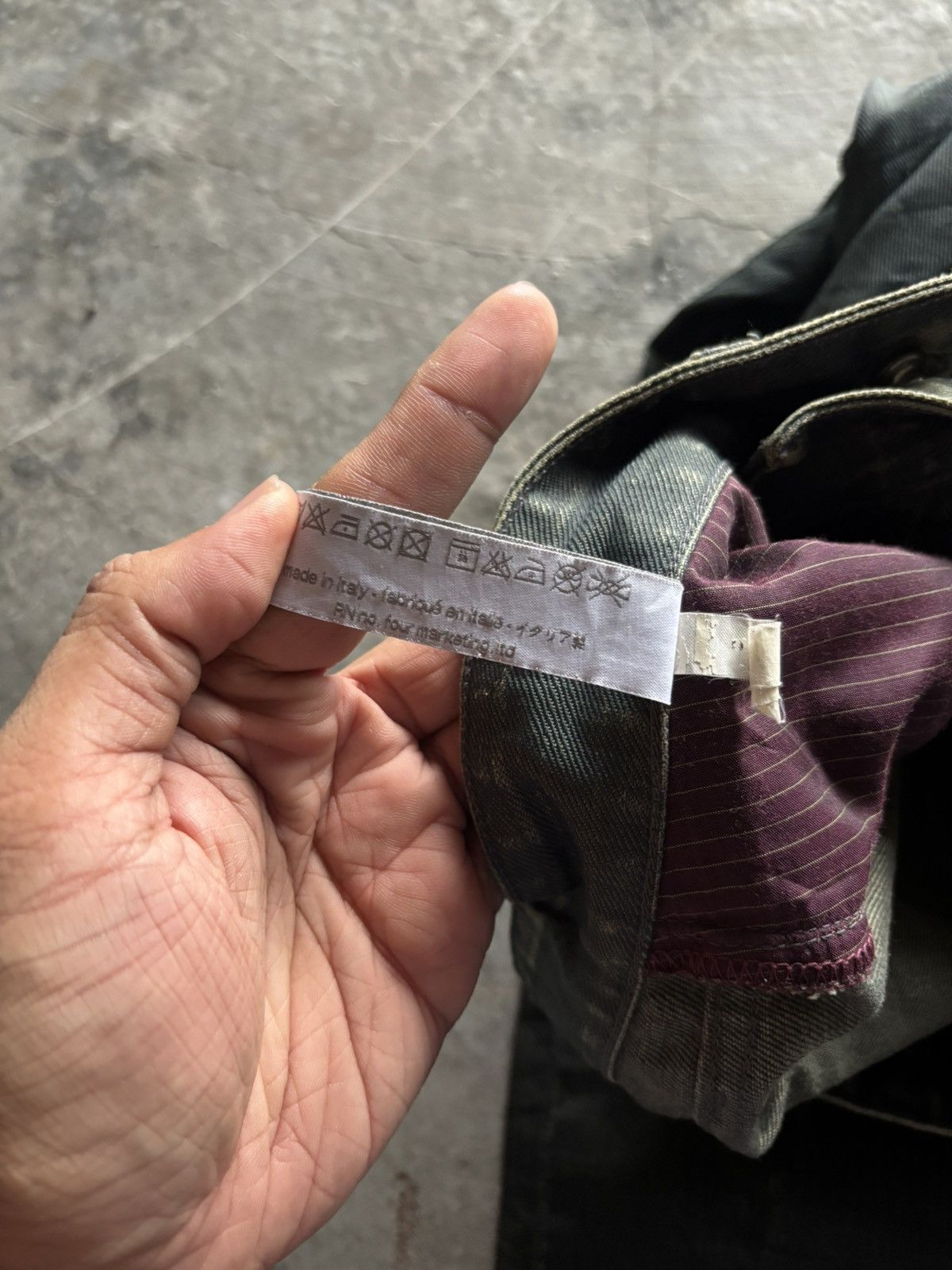 Hysteric Glamour SICK SUPERFINE WASHED WAXED ITALY JEANS HEIDI SLIMANE INSPO Size US 31 - 7 Thumbnail