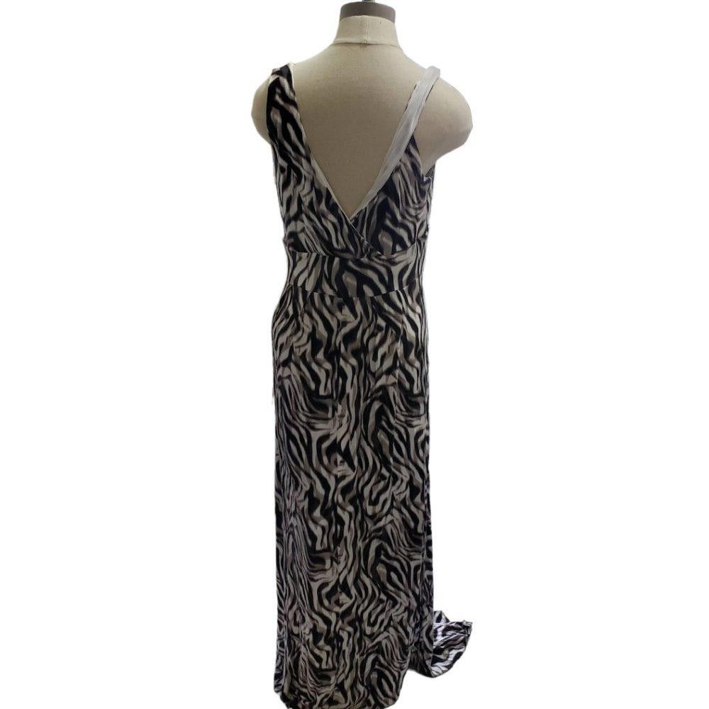 Jennifer Lopez Ct325 Jennifer Lopez Animal Print Maxi Dress L Size L / US 10 / IT 46 - 8 Thumbnail